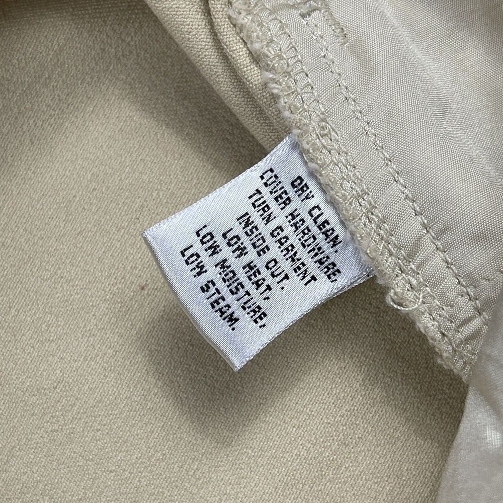St‎ John Jeans Womens 2 Tan Khaki Denim Boot Cut Casual Bling Career Workwear - Picture 15 of 16